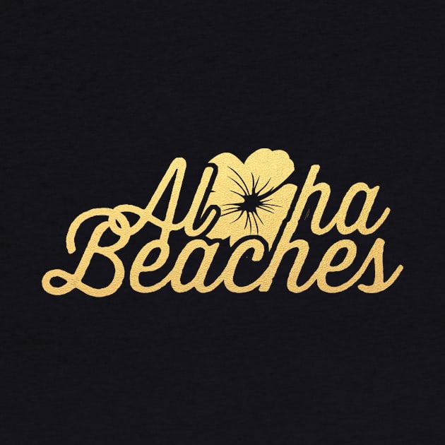 Aloha Beaches Bachelorette Party Shirts Beach, Bachelorette Party Pineapple by BlueTshirtCo